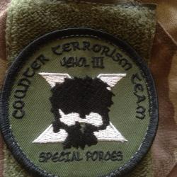 Patch écusson Forces Spéciales 1RPIMa JEHOL III Afghanistan 1er RPIMa  Commandos Marine  CPA 10