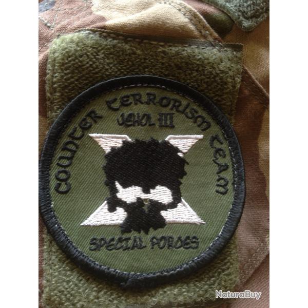 Patch cusson Forces Spciales Opration JEHOL III Afghanistan 1er RPIMa  Commandos Marine  CPA 10