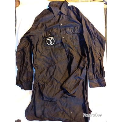 Chemise Vintage Smith & Wesson Barnfly Homme – Bleue, Motif Animal, Manches Longues, Taille M