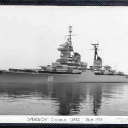CPA - MARINE Militaire -  " SVERDLOV " - Croiseur URSS 26-6-1974  N°3626
