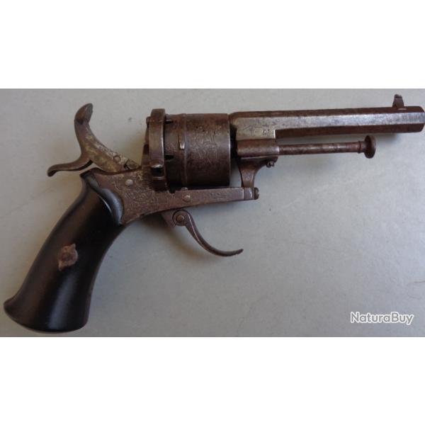petit revolver type lefaucheux calibre 7 mm