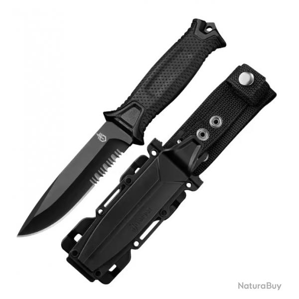 Couteau  lame mixte GERBER STRONGARM - BLACK