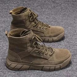 Bottes combat Warpath Drakkar en toile - Marron / 40