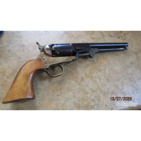 revolver cal 36 1851 PN non fonctionnnel bricoleur pices canon rond cowboy far west Pietta AB 1976