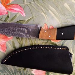vend couteau de chasse neuf artisanale