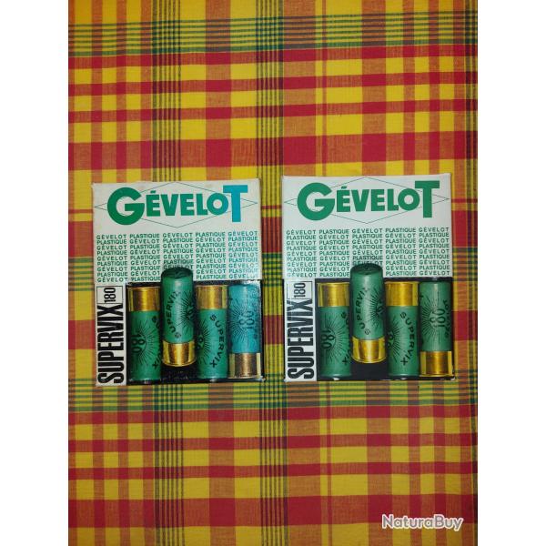 Lot de 2 botes Gvelot Supervix 180 calibre 12 .