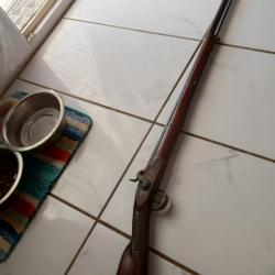 FUSIL A PERCUSSION POUDRE NOIRE - fusil de venerie des année 1850 catégorie D