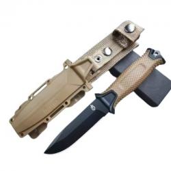 Couteau à lame lisse GERBER STRONGARM - COYOTE