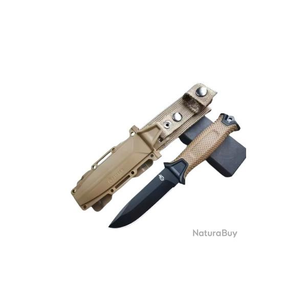 Couteau  lame lisse GERBER STRONGARM - COYOTE