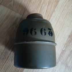 Cartouche de masque a gaz 1938