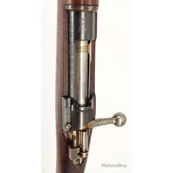 FUSIL MAUSER CHILIEN MODELE 1895 PAR LOEWE A BERLIN EN 1902 CALIBRE 7X57 MAUSER - CHILI XIX Trs bo