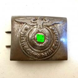 Ancienne Boucle de Ceinture ceinturon Allemand de l'élite