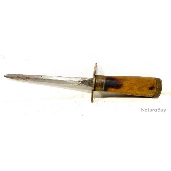 Ancien Couteau poignard de Bottes Tranche style vengeur ww1 ww2