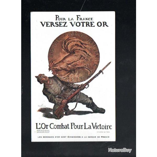 l'or combat pour la victoire bons de la dfense nationale cpa
