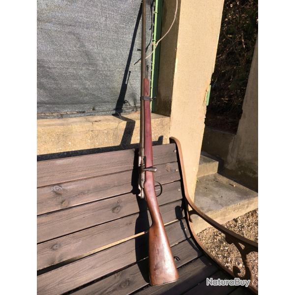 Fusil GRAS 1874 non modifi complet restaur