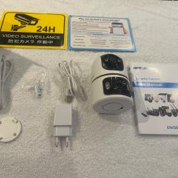 camera surveillance securite wifi Interieure genbolt gb102h cctv ip domestique double objectif 360°