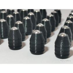 Slug .435 AERO1BILLE à bille d'acier pour poudre noire / lot 100 slugs bille acier