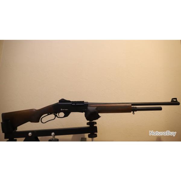 Fusil  levier sous-garde Hunt Group Arms L12-04 Noir ; 12/76 bille acier   #H254