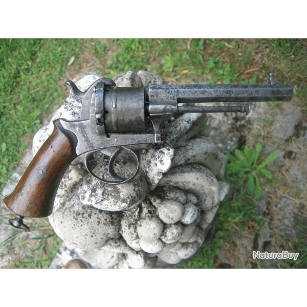 revolver 9mm a broche, en tat de tir