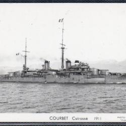 CPA - Marine Militaire - COURBET Cuirasse 1911 N°3639