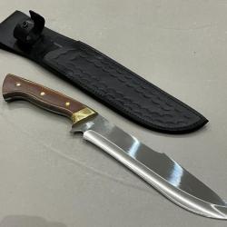 Machette de battue 45cm bois de noyer série CHASSE enchère