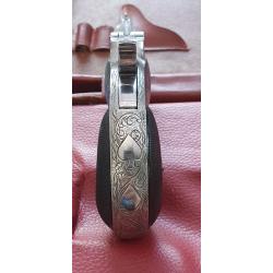 REMINGTON 41RF UMC GRAVURES ALLEMANDES DÉBUT 20ÈME SYLVER FINITION PIECE UNIQUE.