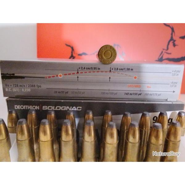 100 munitions cal 30 30 Winchester.