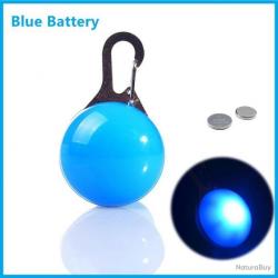 Pendentif à led pour chien - bleu - LIVRAISON GRATUITE