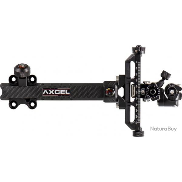 AXCEL - Viseur Achieve Carbon 6" Compound NOIR DROITIER (RH)