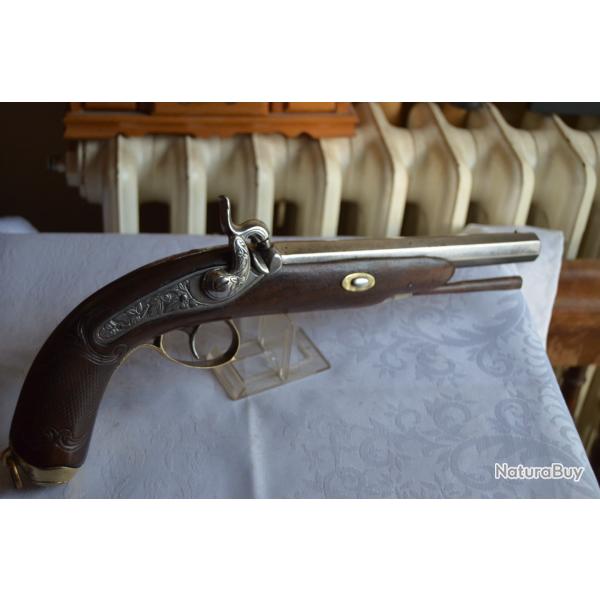 SUPERBE PISTOLET OFFICIER BELGE