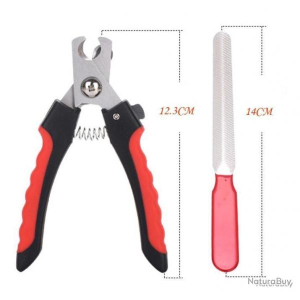 Coupe griffe et avec lime - 12.3cm - LIVRAISON GRATUITE
