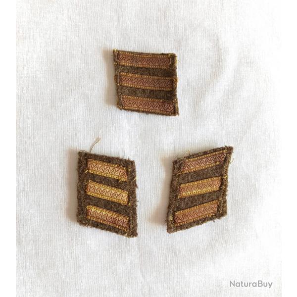 Grade - FR414810a Ensemble de galon de sergent-chef