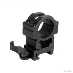 Collier de montage à détachement rapide diamètre 25,4mm montage haut - LIVRAISON GRATUITE