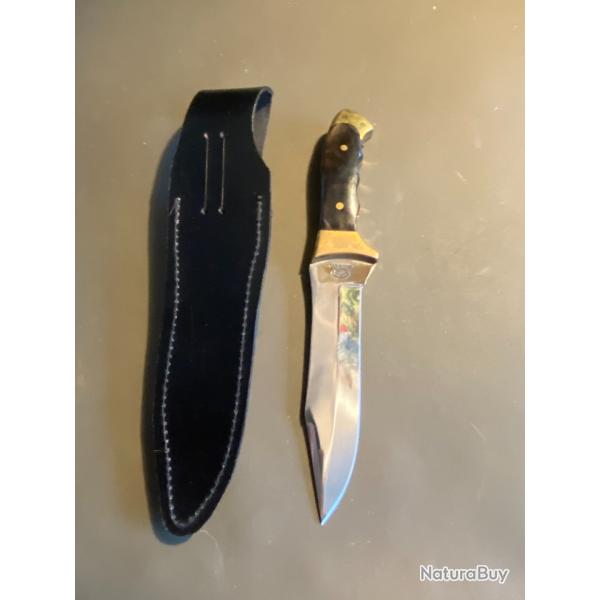 forte dague de chasse   lame de 16,5 cm