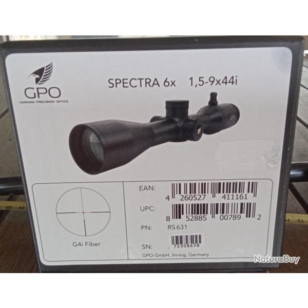 Lunette GPO SPECTRA 1,5-9x44  saisir