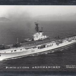 CPA - Marine Militaire - PORTE - AVIONS  " ARROMANCHES "  N°3648