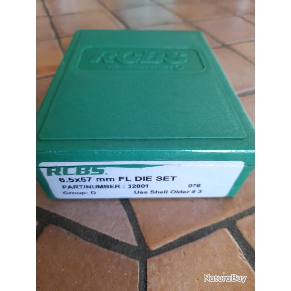 Jeux d'outils RCBS - Cal 6.5X57 mm