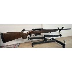 Carabine Tikka T3X Varmint canon lourd, Diametre 22mm, fileté, chambré en 222rem + rail penté 20Moa