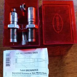 Jeu d'outils LEE 7x64 brenneke