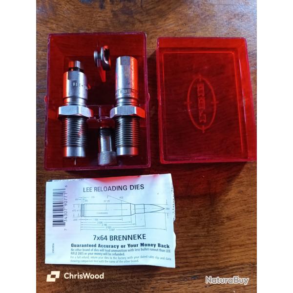 Jeu d'outils LEE 7x64 brenneke