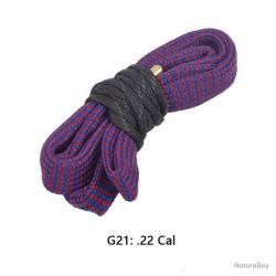Cordon de nettoyage type boresnake pour calibre 22lr - LIVRAISON GRATUITE