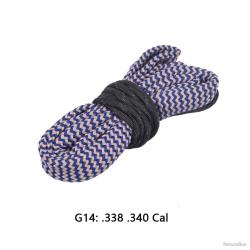 Cordon de nettoyage type boresnake pour calibre .338 .340 - LIVRAISON GRATUITE