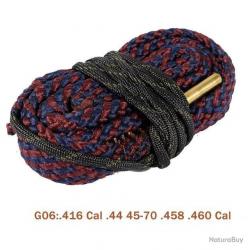 Cordon de nettoyage type boresnake pour calibre .416 .45 .458 .460 45-70 - LIVRAISON GRATUITE