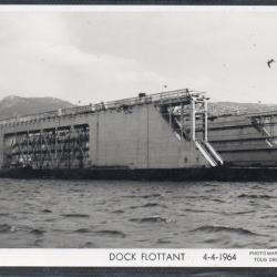 CPA - Marine Militaire -DOCK FLOTTANT 4-4-1964 N°3651
