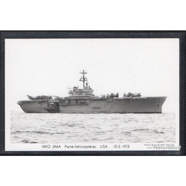 CPA - Marine Militaire - IWO JIMA Porte- hlicoptres USA 10-5-1975 N3652