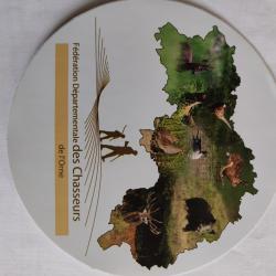 Autocollant chasse fdc 61