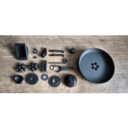 Kit d'amélioration pour Lee Pro 4000 & Lee Auto Breech Lock Pro - Impression 3D (noir) 5 tubes
