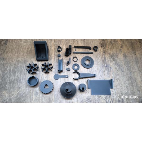 Kit d'amlioration pour Lee Pro 4000 & Lee Auto Breech Lock Pro - Impression 3D (noir) 5 tubes