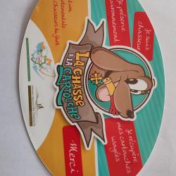 Autocollant chasse fdc30