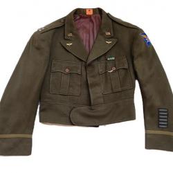 Blouson Ike officier USAAF Twelfth air force NOMINATIF    seconde guerre mondiale